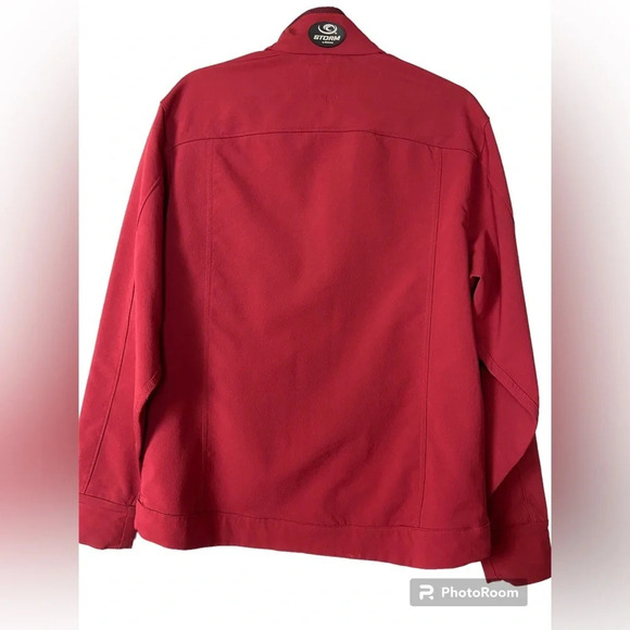 Dickies STORM Softshell Jacket Water Resistant Dark Red Men's Sz M - Picture 2 of 11